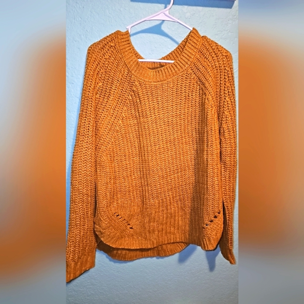 Brown crew sweater